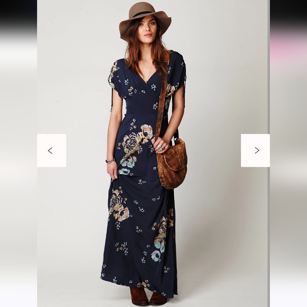 Free People Stardust Short Sleeve Maxi Dress